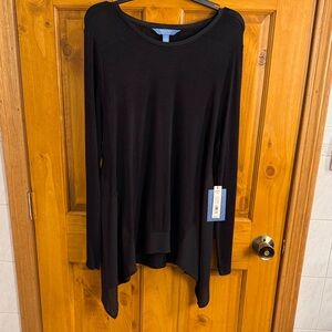 Simply Vera Vera Wang Black Long Sleeve sweater